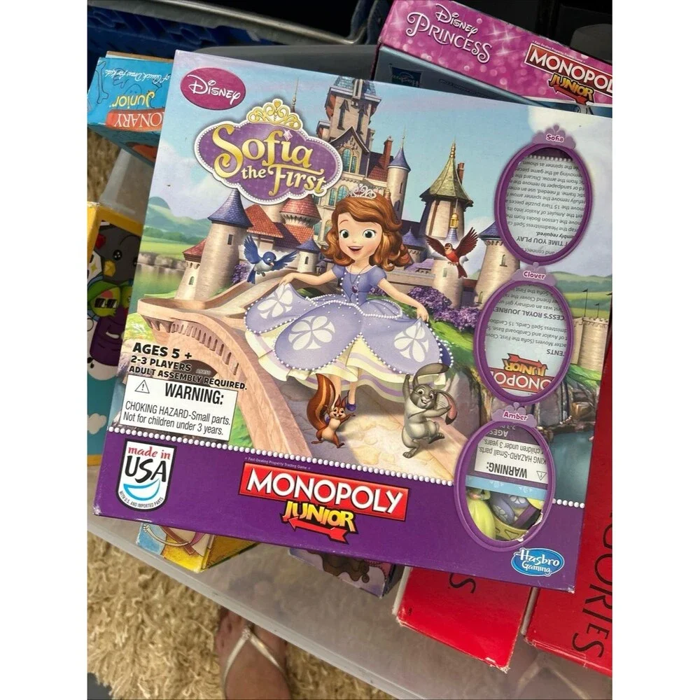 Monopoly Disney Princess- Hatchimals Shopkins Collectible Girls Multiplayer Game